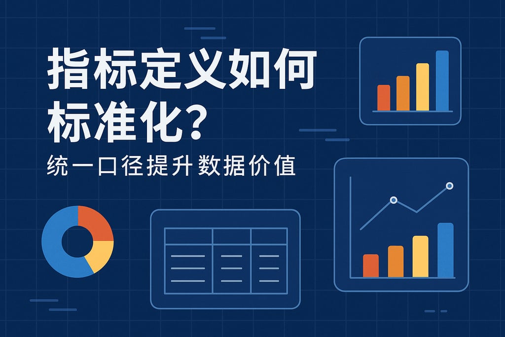 指标定义如何标准化？统一口径提升数据价值