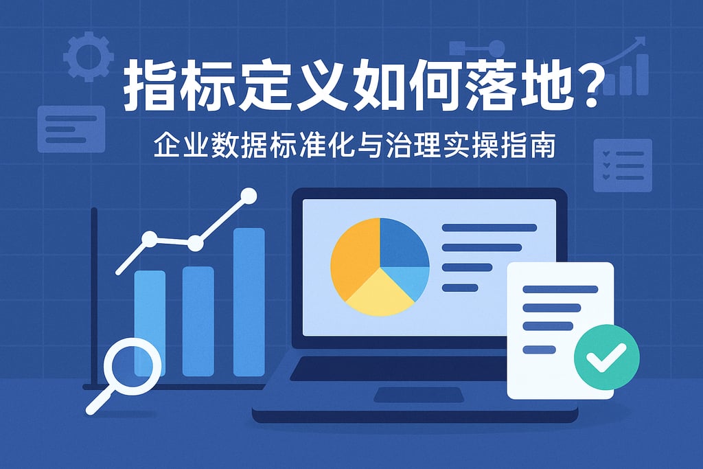 指标定义如何落地？企业数据标准化与治理实操指南