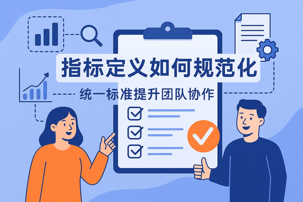 指标定义如何规范化？统一标准提升团队协作