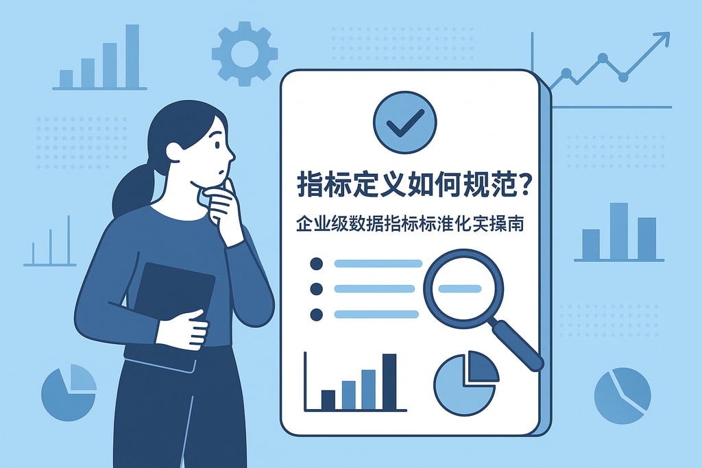 指标定义如何规范？企业级数据指标标准化实操指南