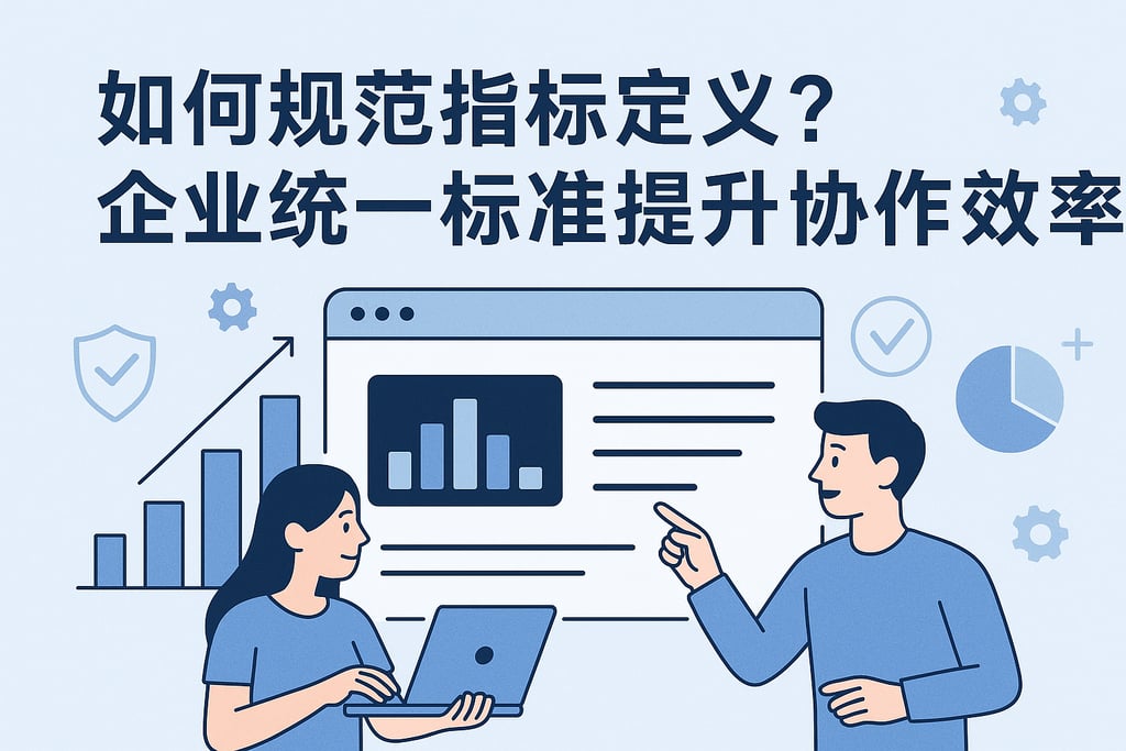 指标定义如何规范？企业统一标准提升协作效率