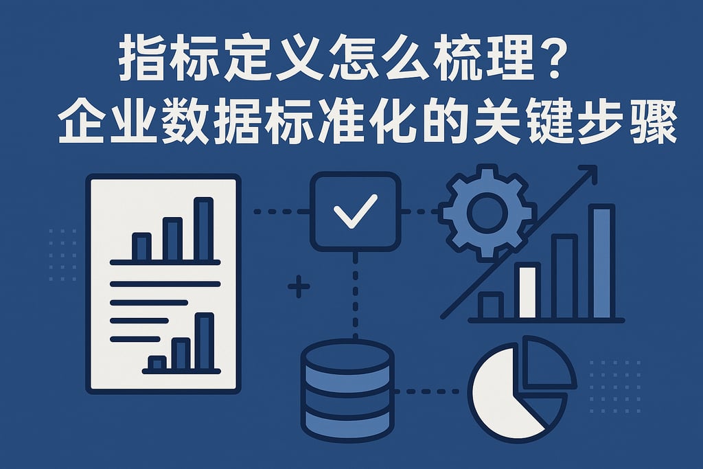 指标定义怎么梳理？企业数据标准化的关键步骤