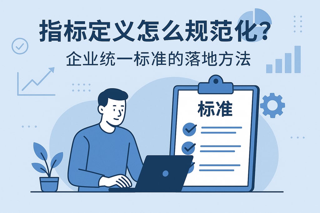指标定义怎么规范化？企业统一标准的落地方法