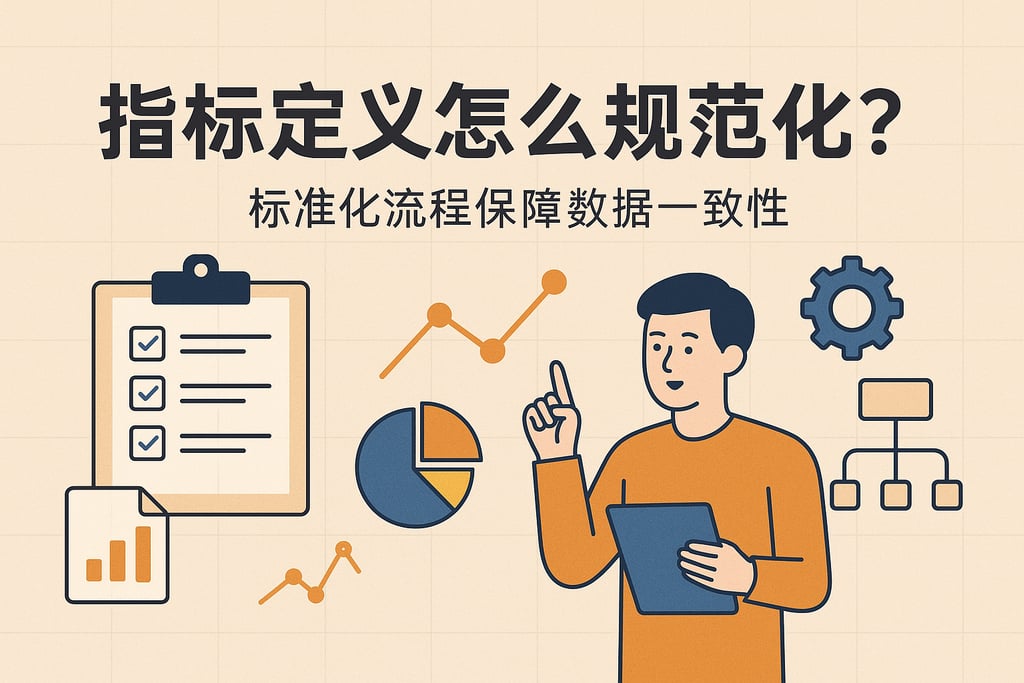指标定义怎么规范化？标准化流程保障数据一致性
