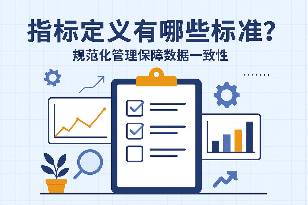 指标定义有哪些标准？规范化管理保障数据一致性