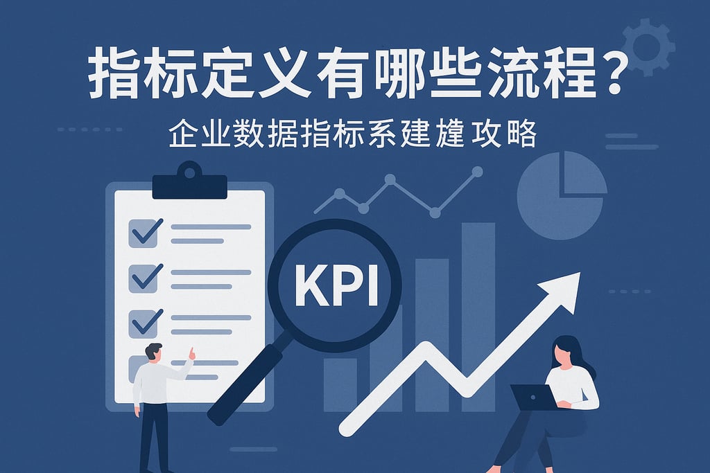 指标定义有哪些流程？企业数据指标体系搭建攻略