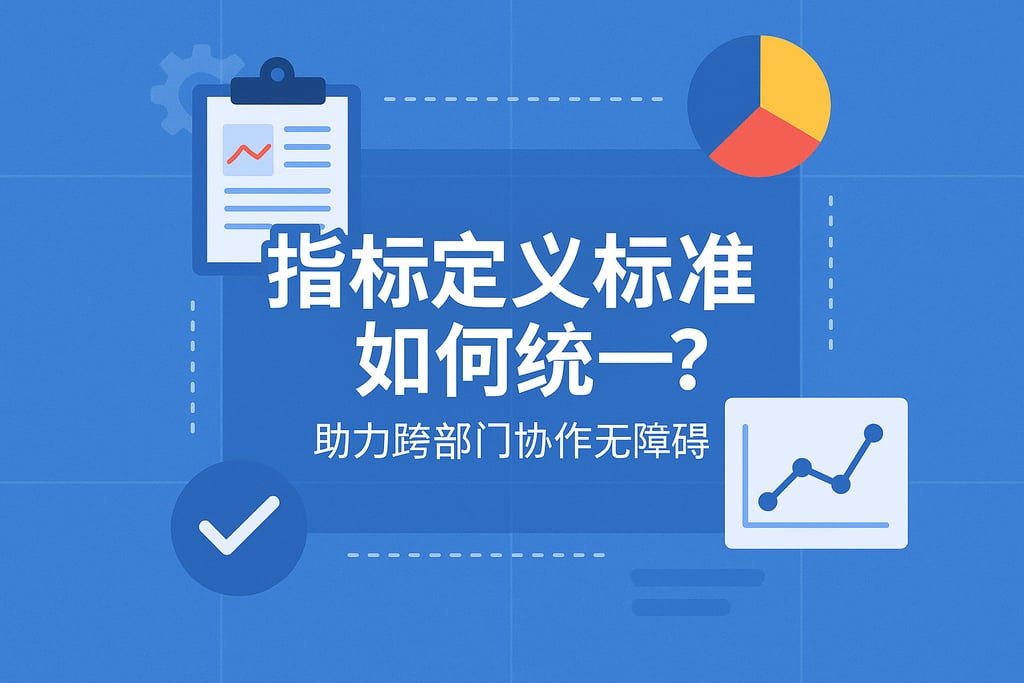 指标定义标准如何统一？助力跨部门协作无障碍
