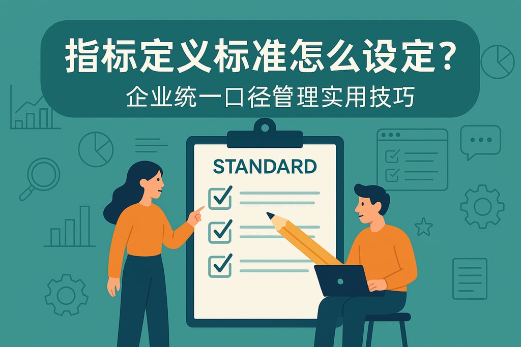 指标定义标准怎么设定？企业统一口径管理实用技巧