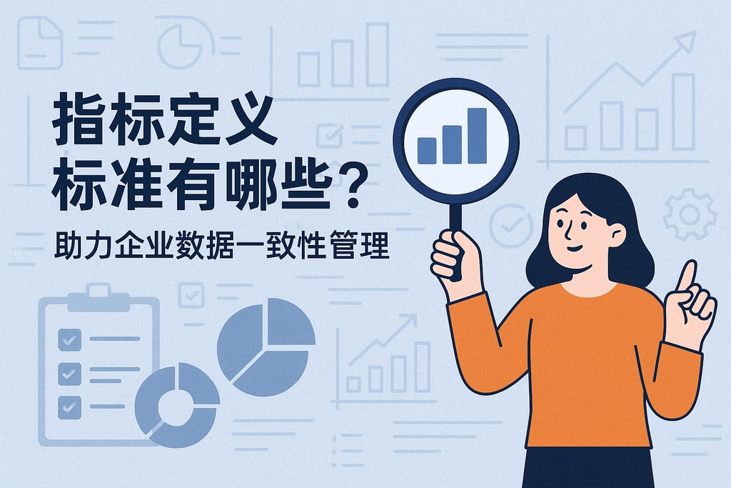 指标定义标准有哪些？助力企业数据一致性管理