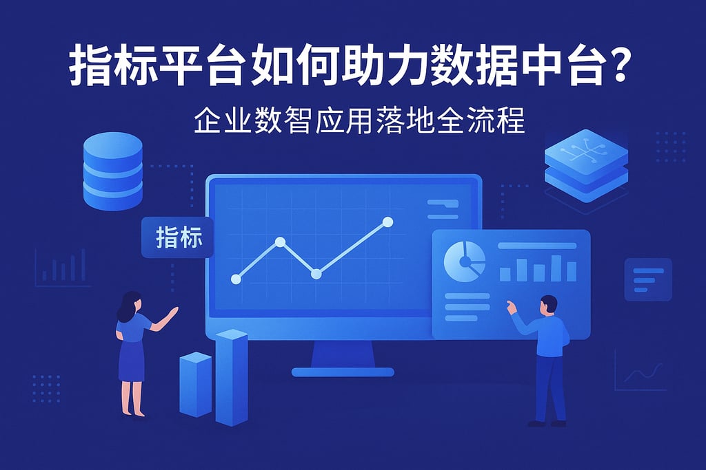 指标平台如何助力数据中台？企业数智应用落地全流程