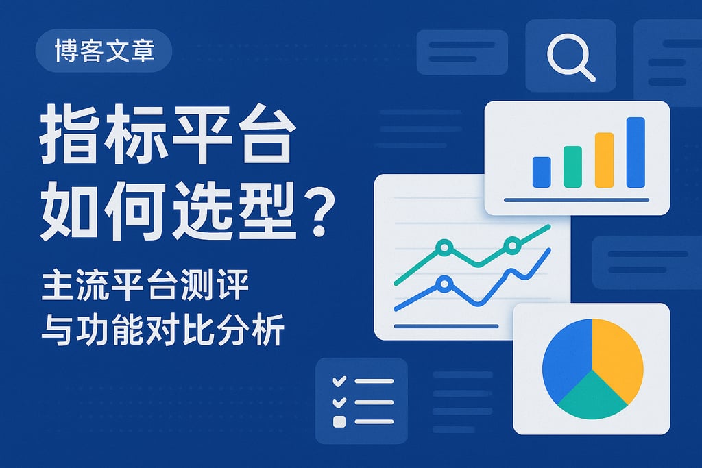 指标平台如何选型？主流平台测评与功能对比分析
