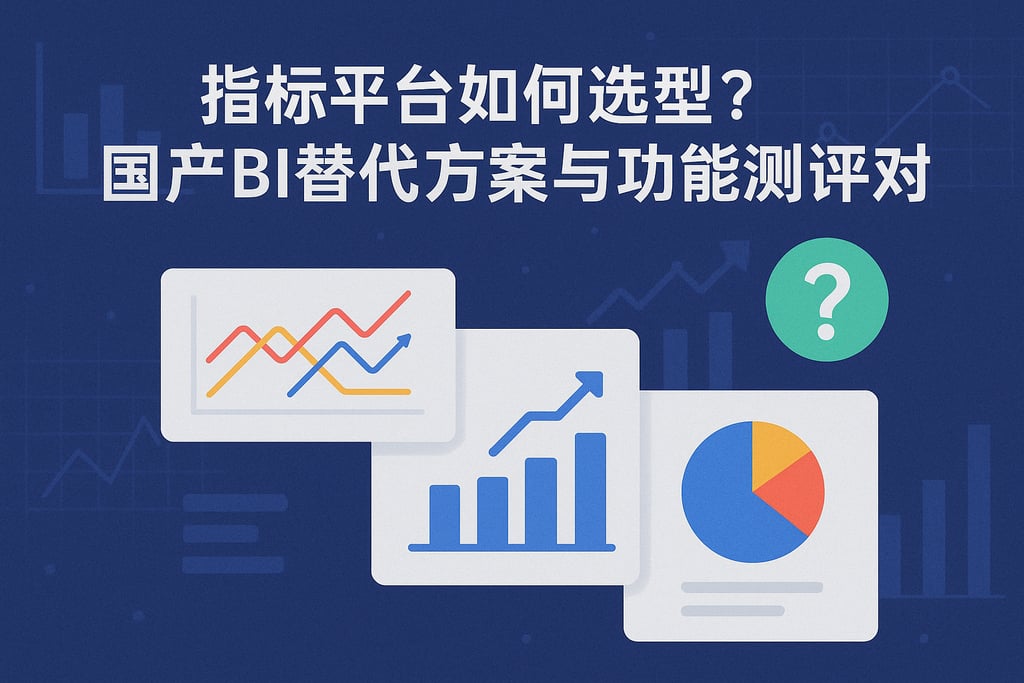 指标平台如何选型？国产BI替代方案与功能测评对比