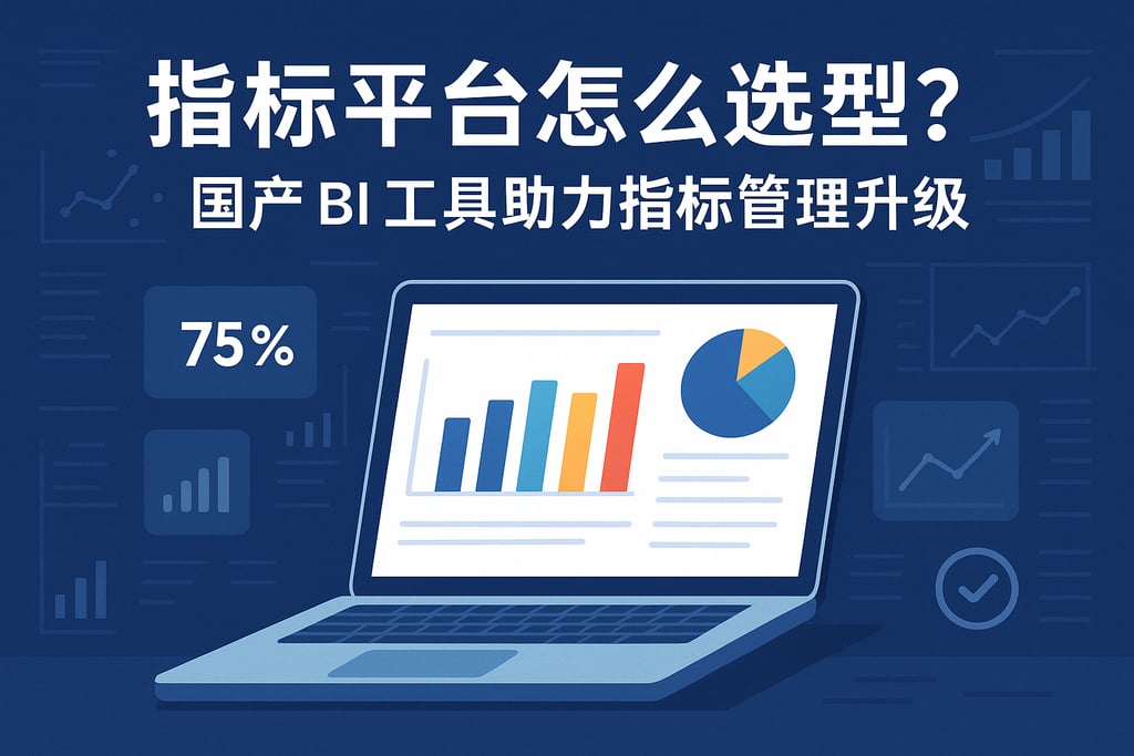 指标平台怎么选型？国产BI工具助力指标管理升级