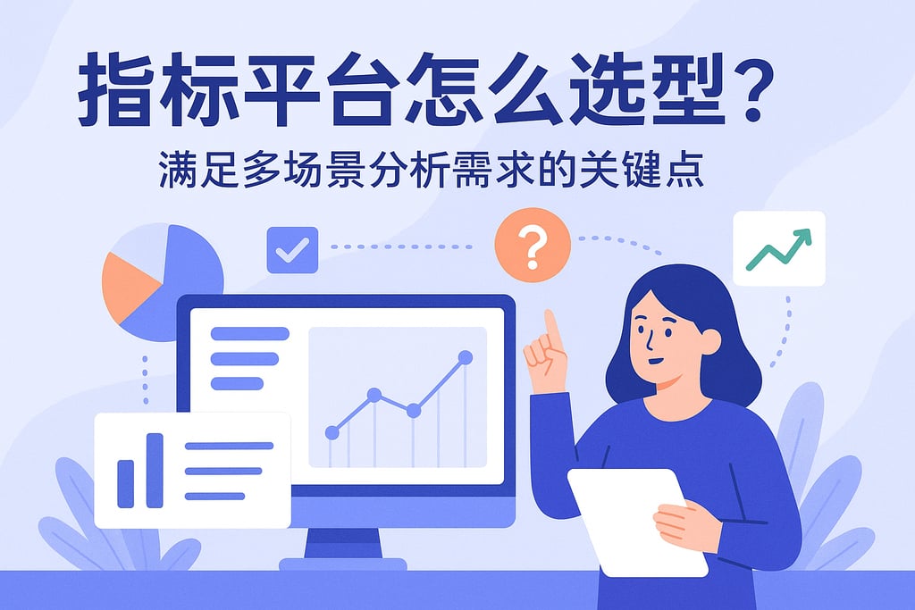 指标平台怎么选型？满足多场景分析需求的关键点