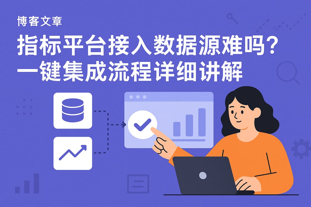 指标平台接入数据源难吗？一键集成流程详细讲解