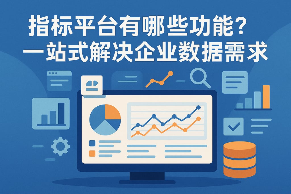 指标平台有哪些功能？一站式解决企业数据需求