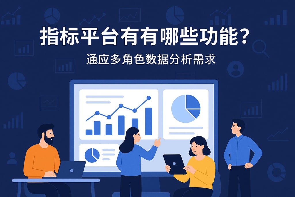 指标平台有哪些功能？满足多角色数据分析需求
