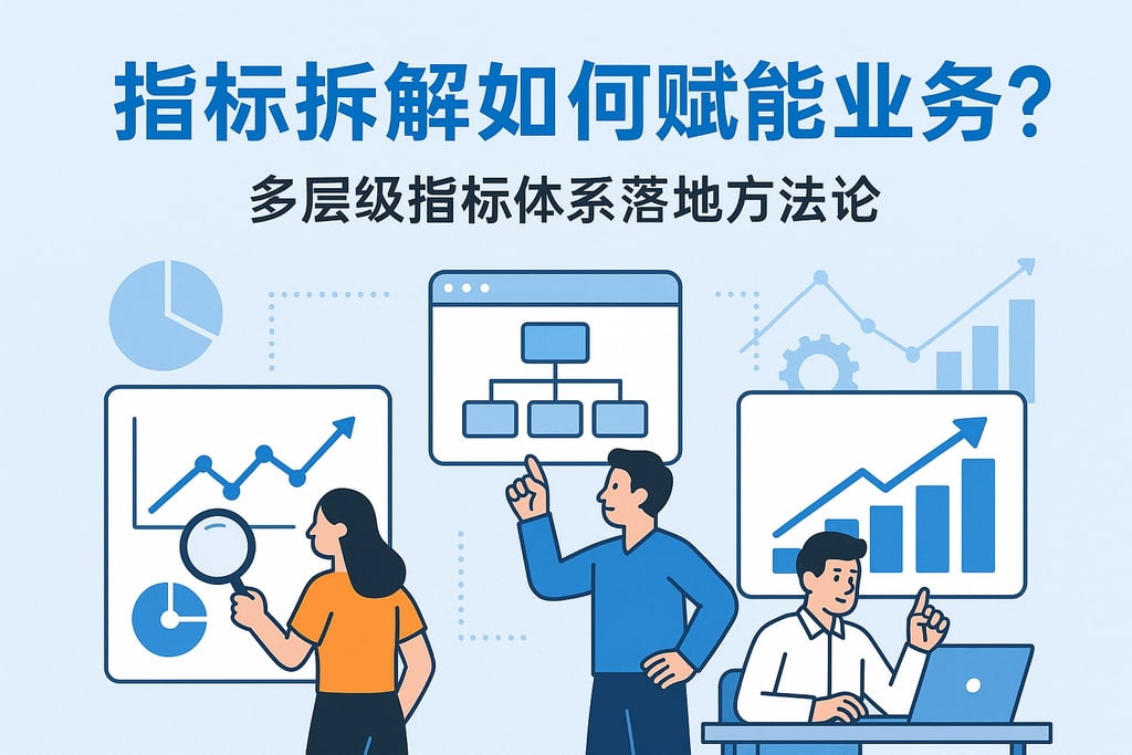 指标拆解如何赋能业务？多层级指标体系落地方法论