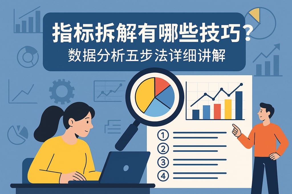 指标拆解有哪些技巧？数据分析五步法详细讲解