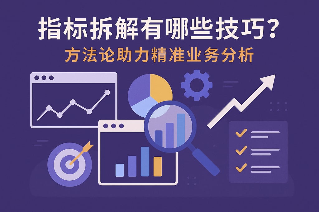 指标拆解有哪些技巧？方法论助力精准业务分析