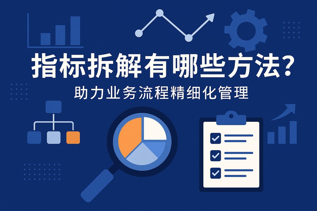 指标拆解有哪些方法？助力业务流程精细化管理