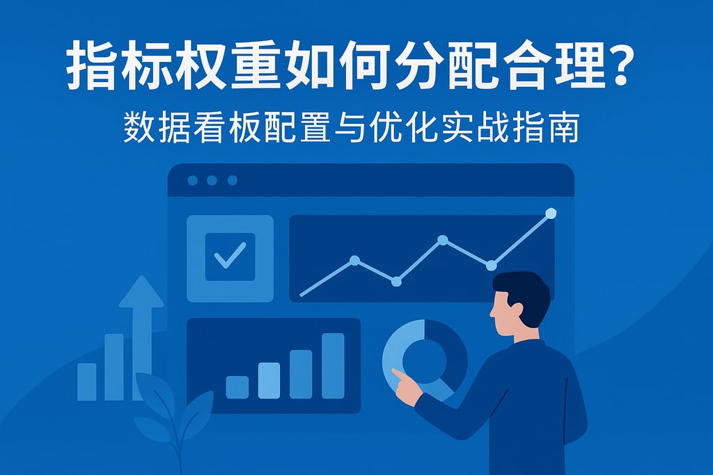 指标权重如何分配合理？数据看板配置与优化实战指南