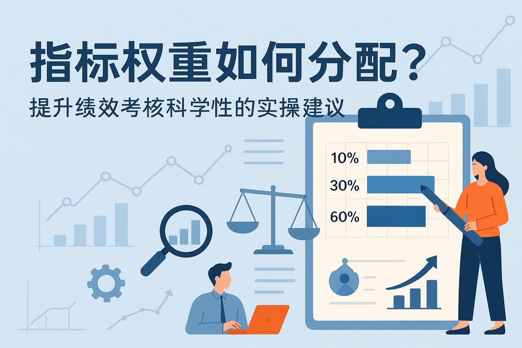 指标权重如何分配？提升绩效考核科学性的实操建议