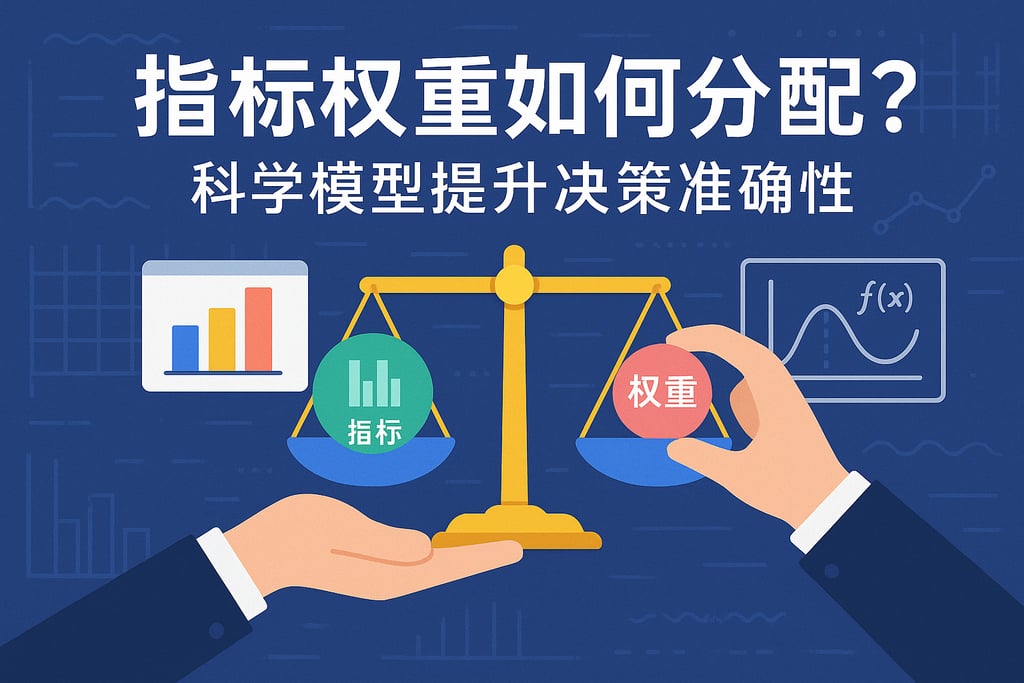 指标权重如何分配？科学模型提升决策准确性