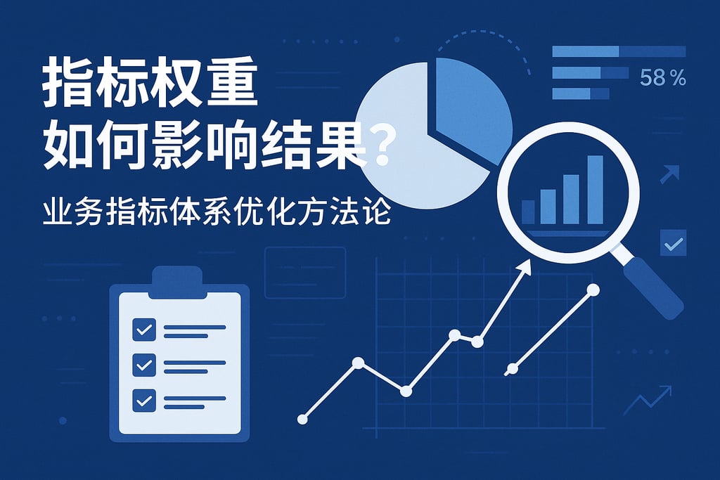 指标权重如何影响结果？业务指标体系优化方法论