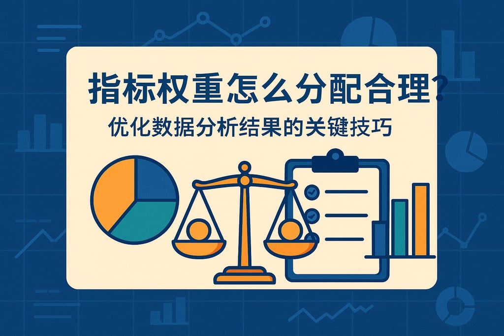 指标权重怎么分配合理？优化数据分析结果的关键技巧