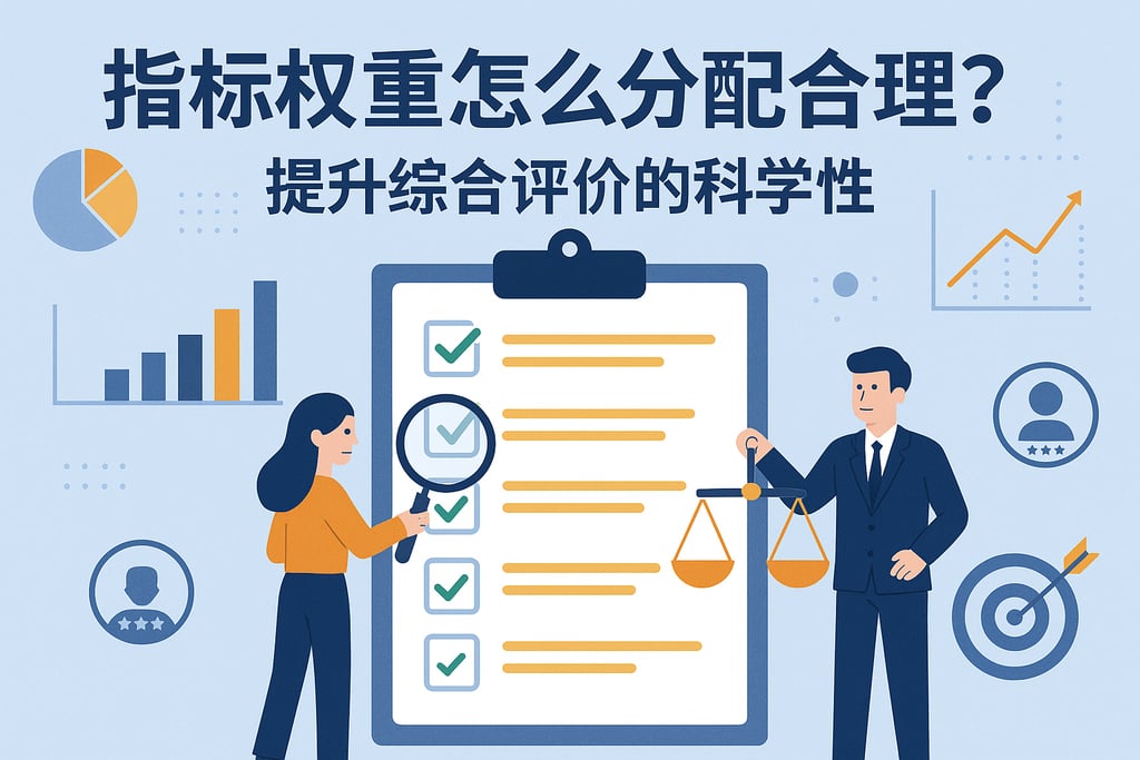 指标权重怎么分配合理？提升综合评价的科学性