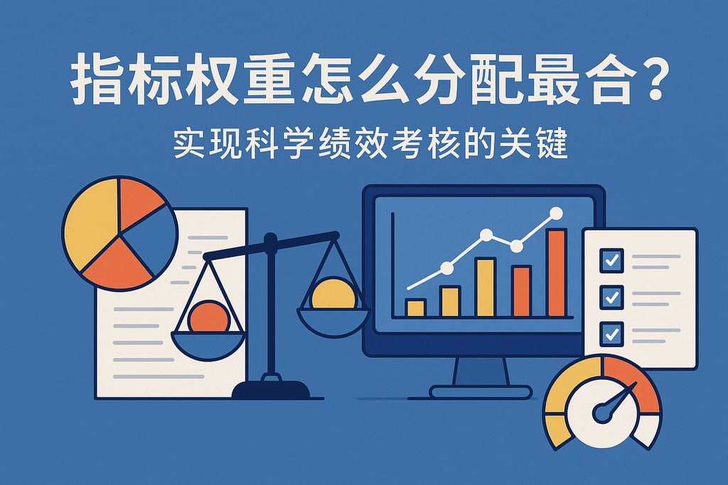 指标权重怎么分配最合理？实现科学绩效考核的关键