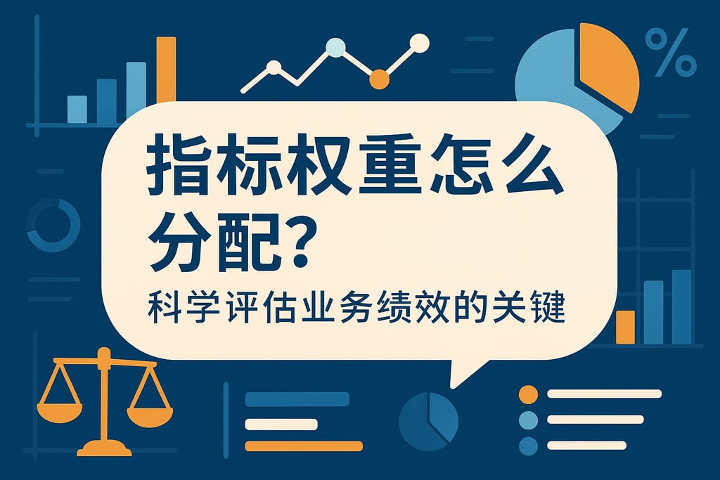 指标权重怎么分配？科学评估业务绩效的关键