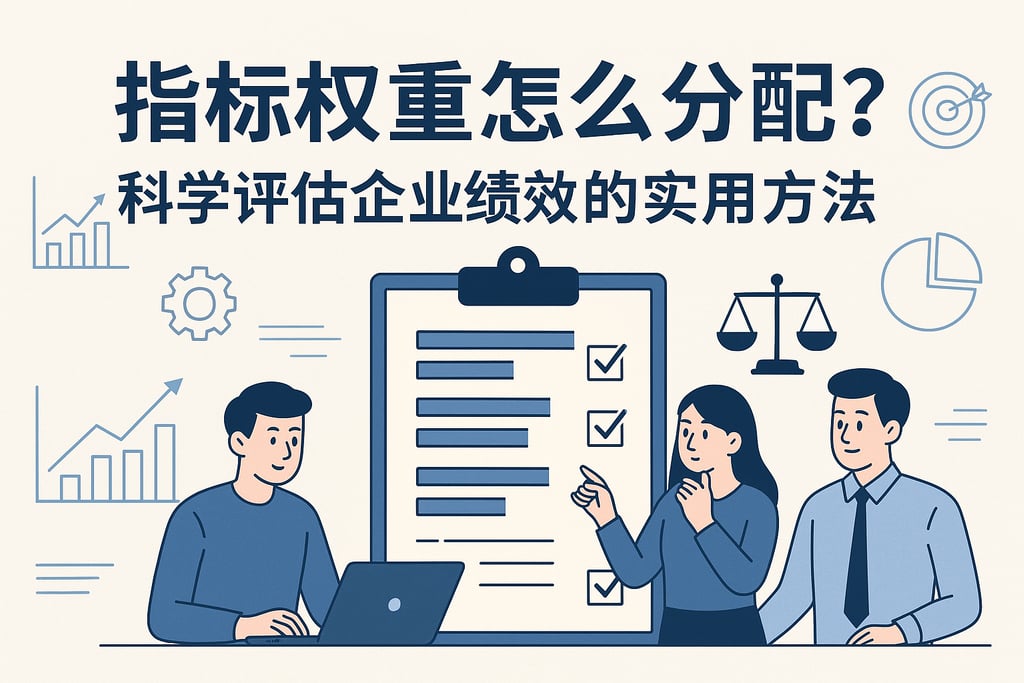 指标权重怎么分配？科学评估企业绩效的实用方法