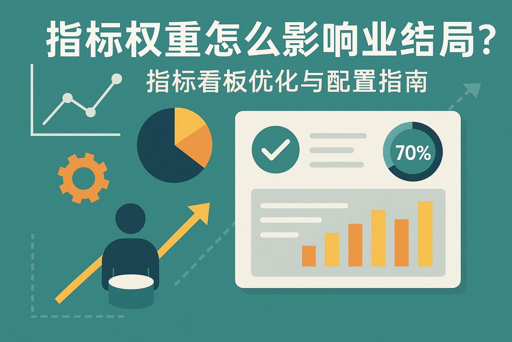 指标权重怎么影响业务结果？指标看板优化与配置指南