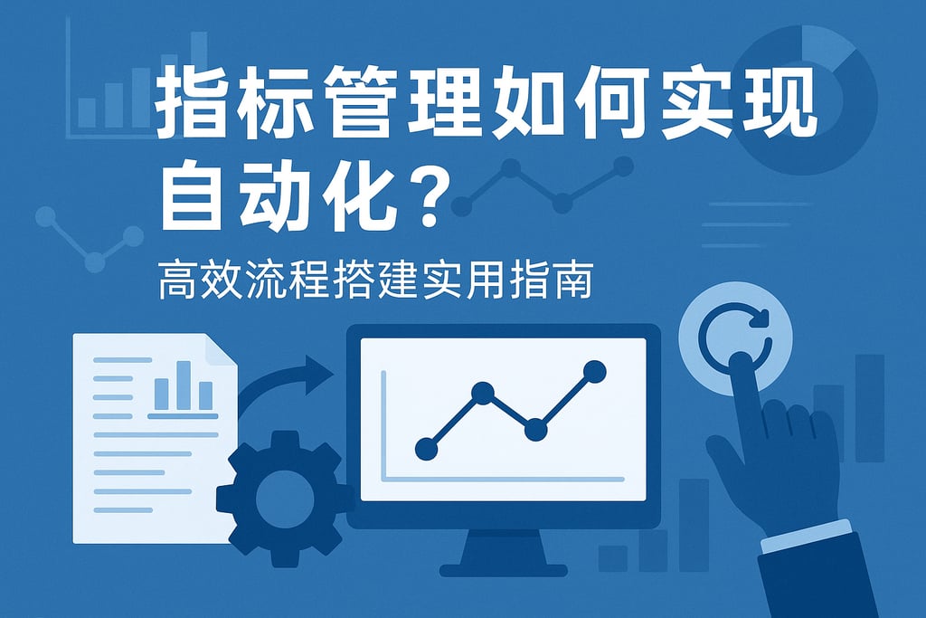 指标管理如何实现自动化？高效流程搭建实用指南
