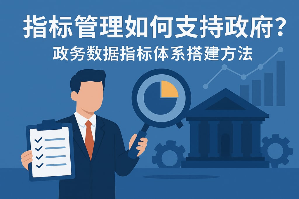 指标管理如何支持政府？政务数据指标体系搭建方法