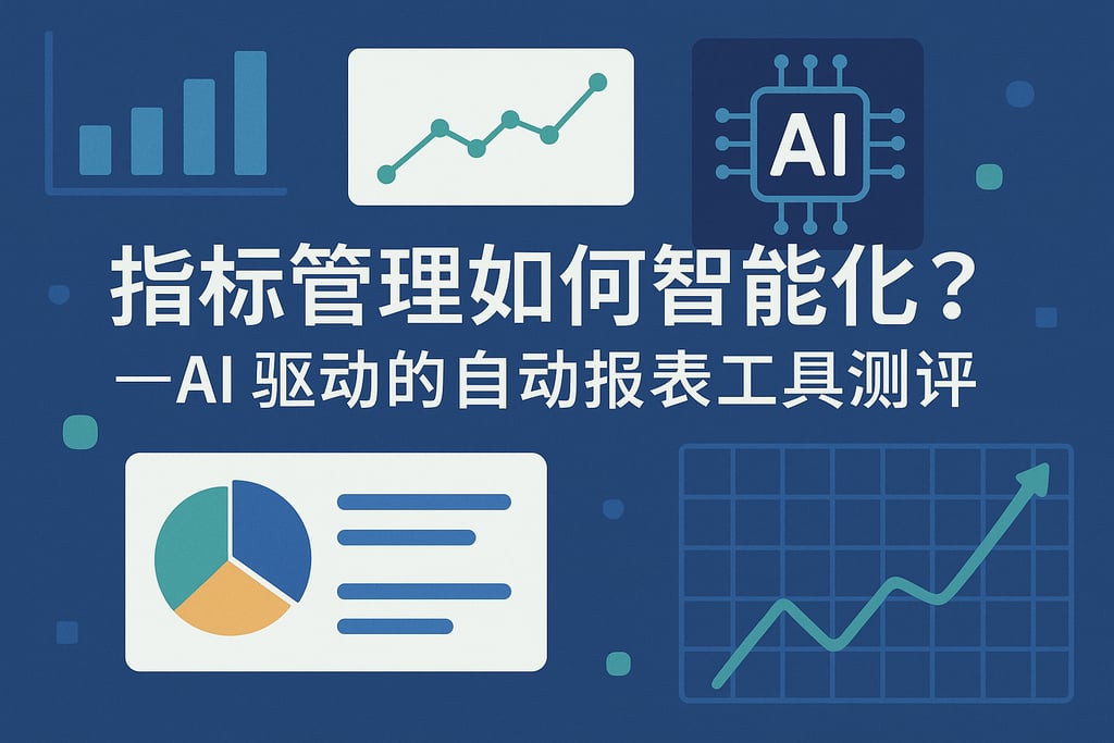 指标管理如何智能化？AI驱动的自动报表工具测评