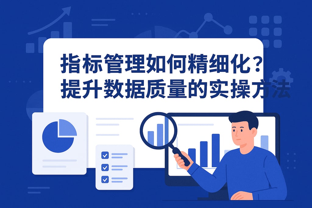 指标管理如何精细化？提升数据质量的实操方法