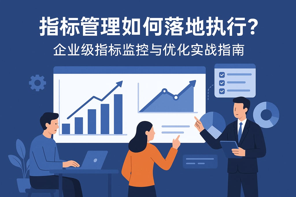 指标管理如何落地执行？企业级指标监控与优化实战指南