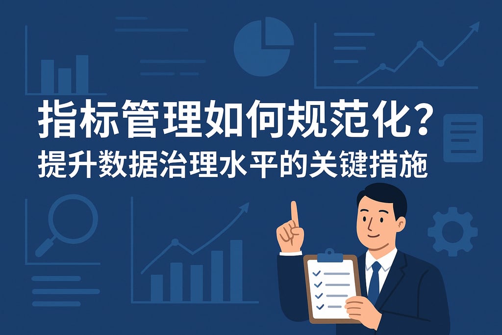 指标管理如何规范化？提升数据治理水平的关键措施