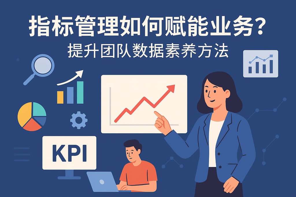 指标管理如何赋能业务？提升团队数据素养方法