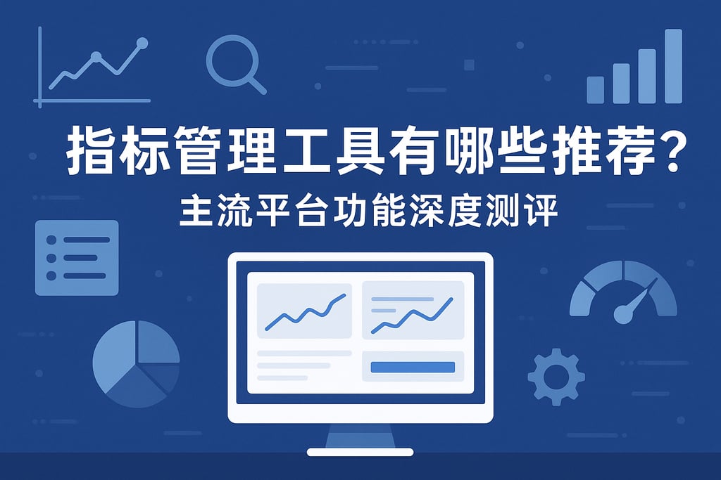 指标管理工具有哪些推荐？主流平台功能深度测评
