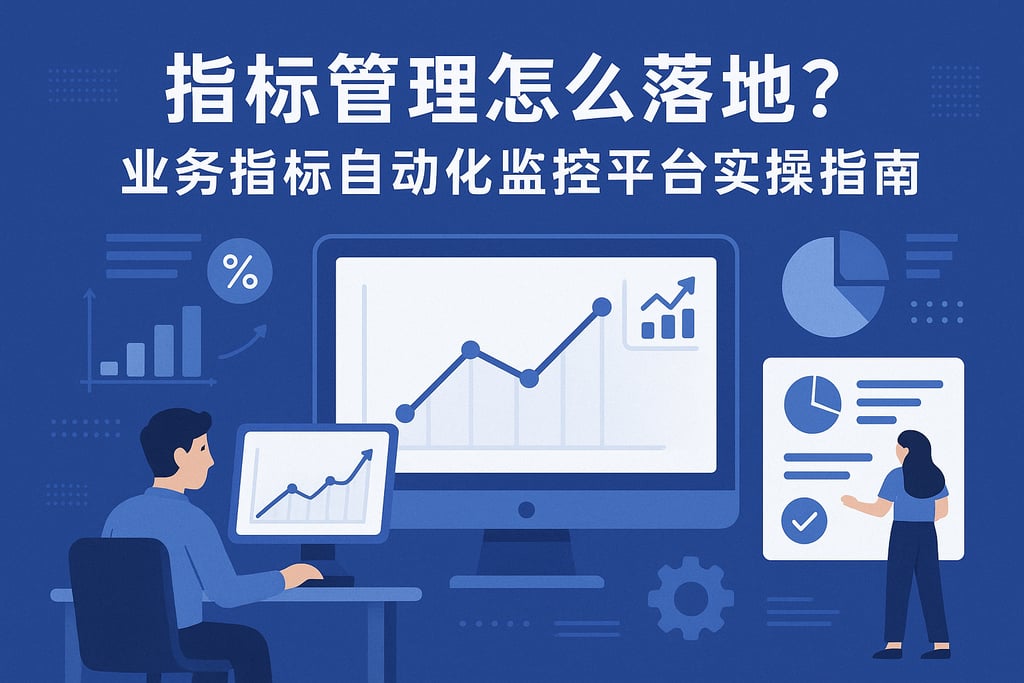 指标管理怎么落地？业务指标自动化监控平台实操指南