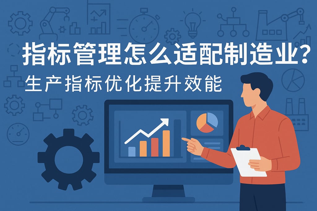 指标管理怎么适配制造业？生产指标优化提升效能