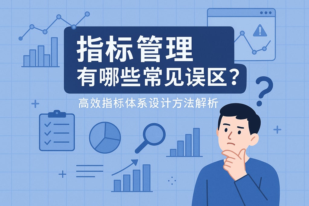 指标管理有哪些常见误区？高效指标体系设计方法解析