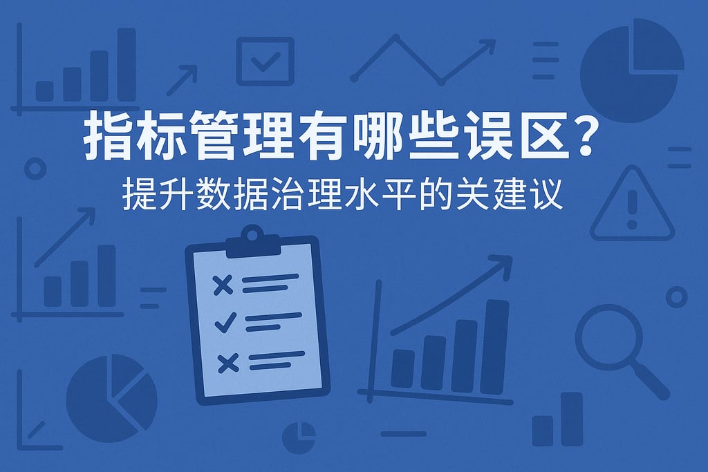 指标管理有哪些误区？提升数据治理水平的关键建议