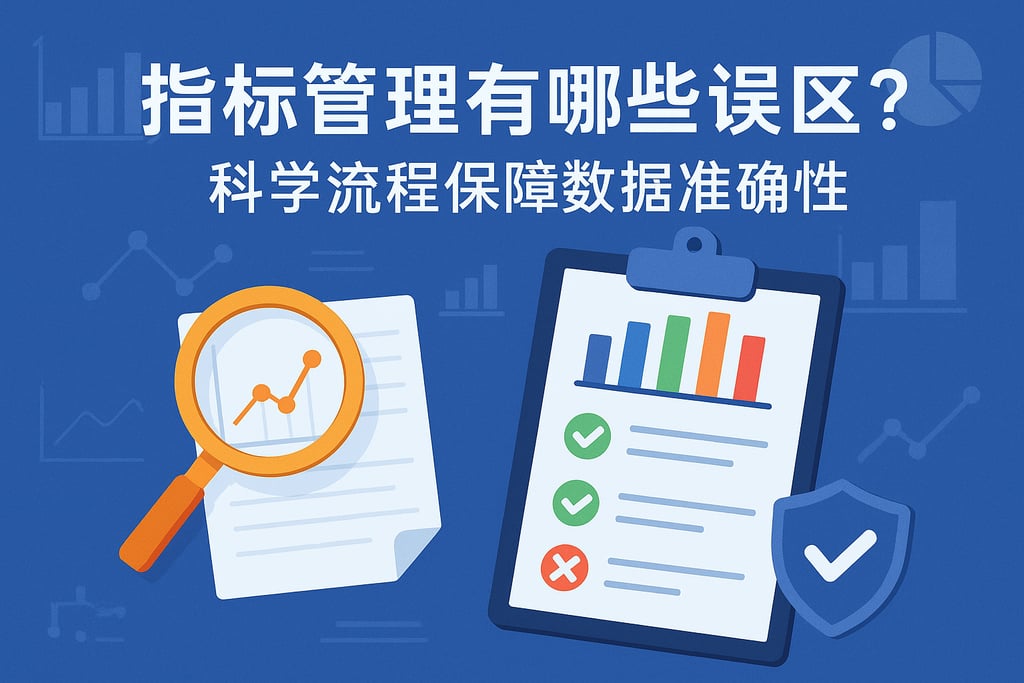 指标管理有哪些误区？科学流程保障数据准确性