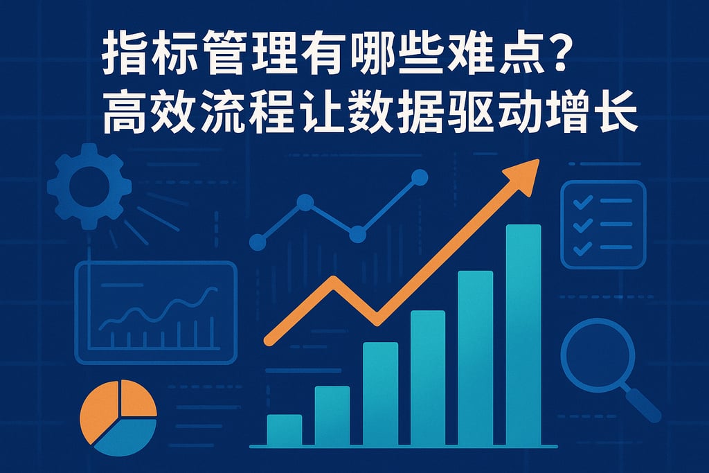 指标管理有哪些难点？高效流程让数据驱动增长