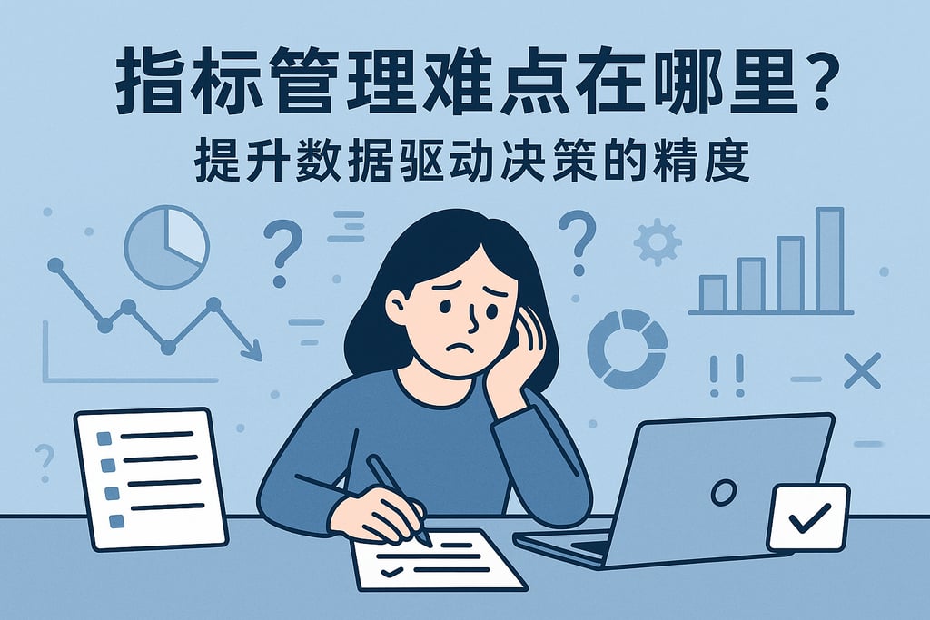 指标管理难点在哪里？提升数据驱动决策的精度